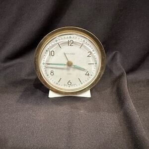 Vintage Black Forest West Germany Alarm Clock Luminous Hands